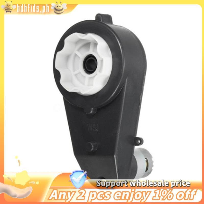 1 Peça 12V550 40000 Rpm Com Linha Carro Elétrico Infantil Brinquedo Motor Carrinho Acessórios Preto 18x6x3cm