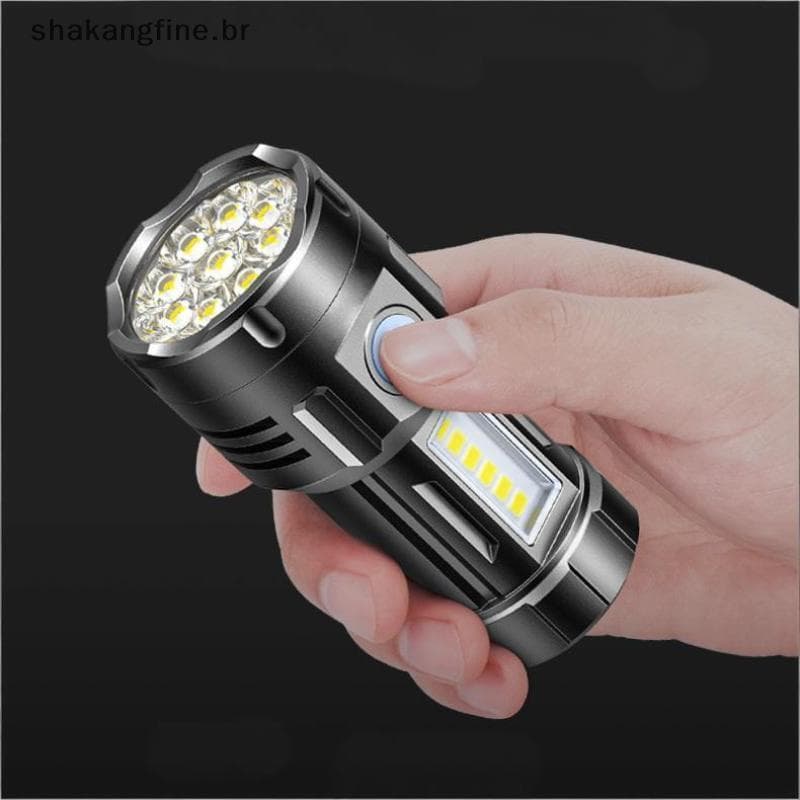 SHBR Mini Lanterna Magnética Multifuncional Super Brilhante Com Luz Lateral Portátil Caneta Clipe Chaveiro Tocha Para Us