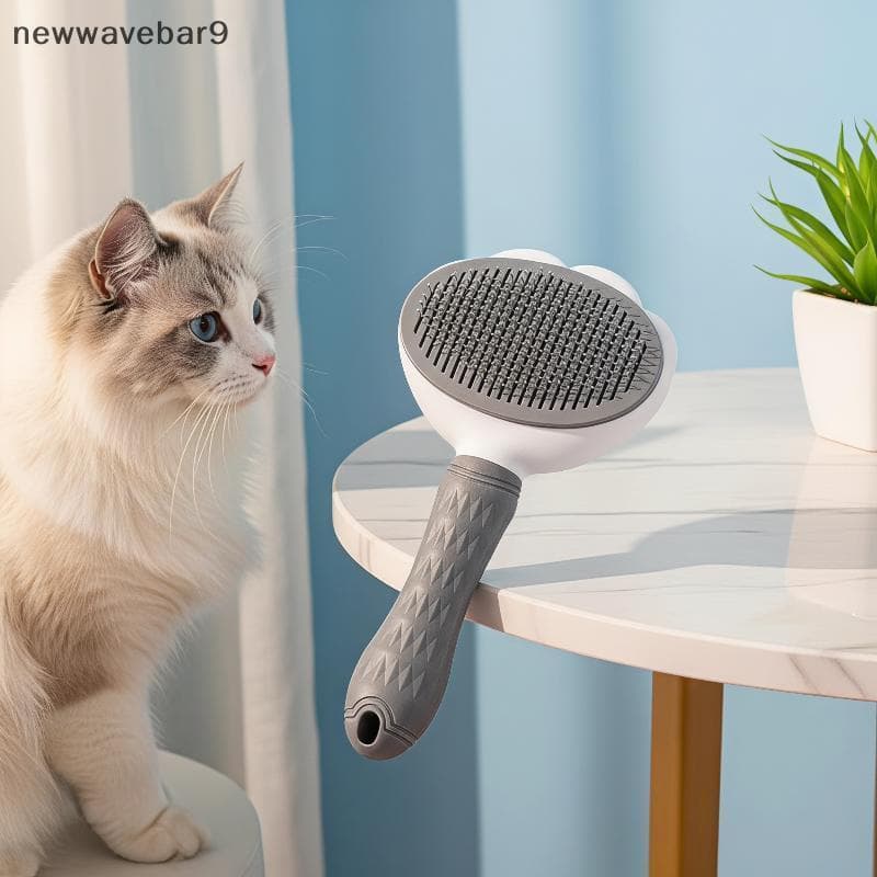 NWBR Durável Auto Limpeza Removedor De Pêlos De Animais De Estimação Brushfort Grip Groomingb Para Cães Gatos Home Groom