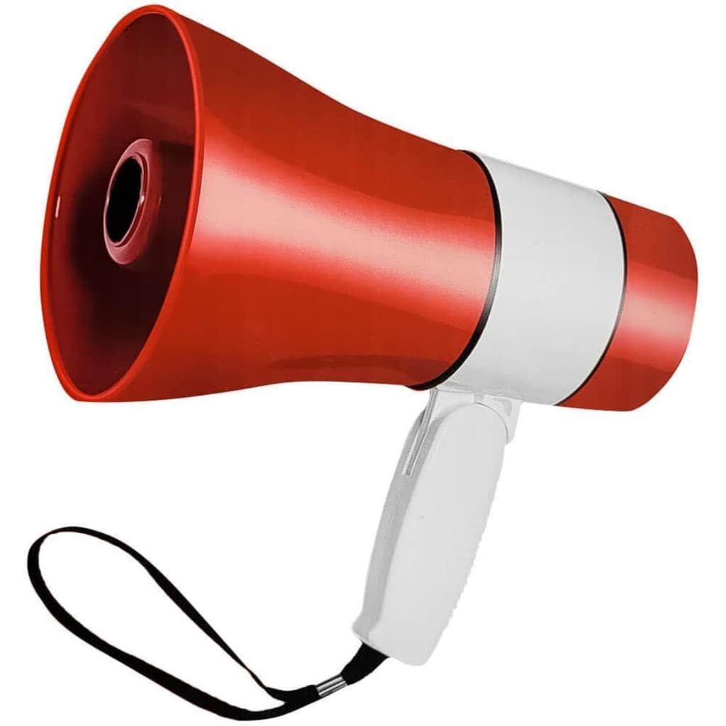 Megafone Mlb-001 20w Gravação 30m Cor Vermelho