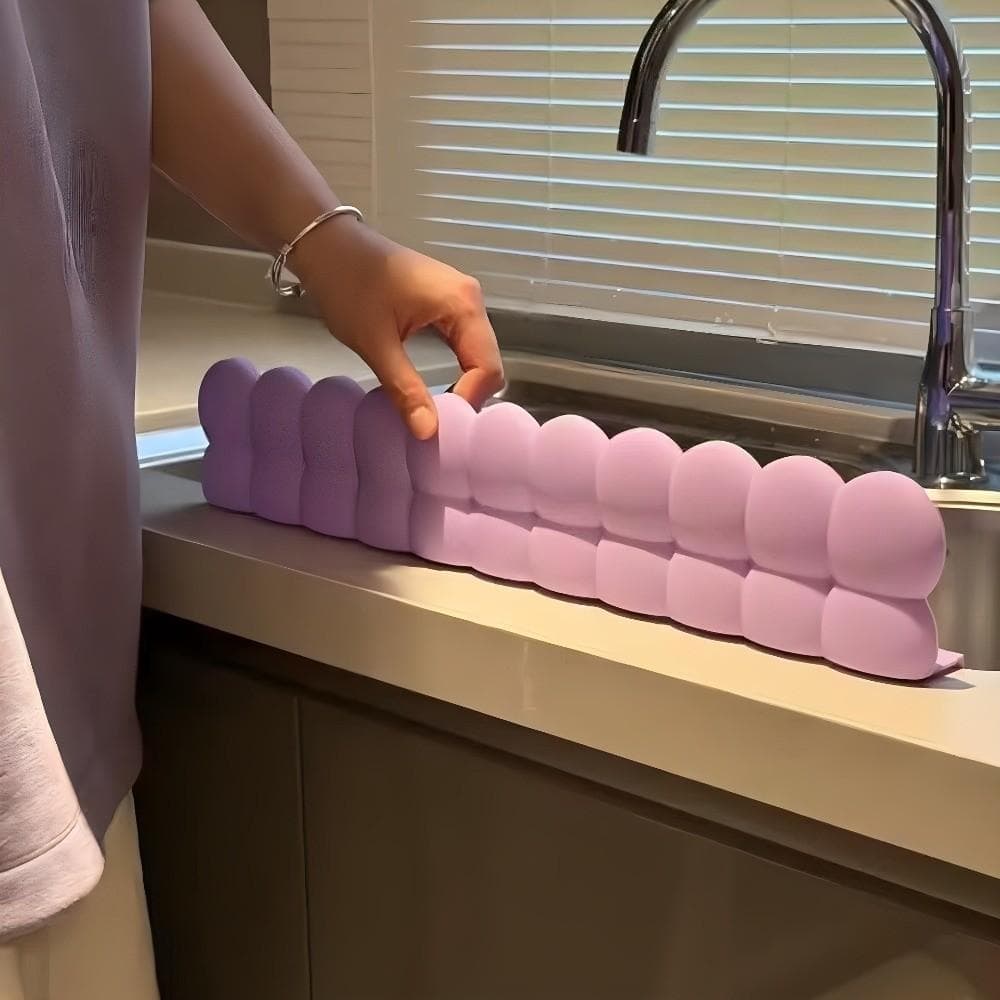 Defletor De Pia , Água De Cozinha De Silicone Com Ventosa , Utilitária De Proteção Contra Respingos À Prova D'água Aumen