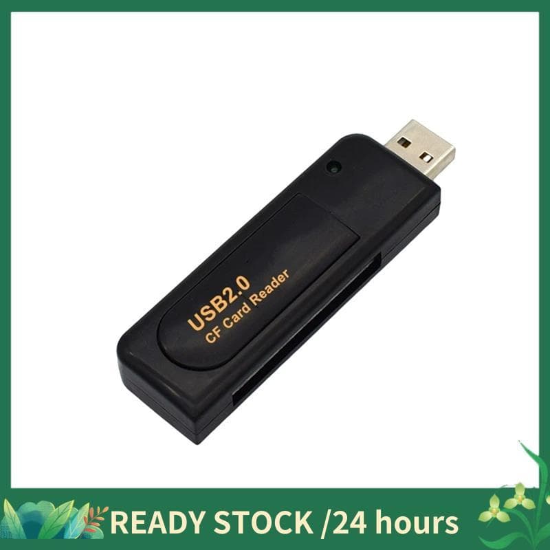 Leitor De Cartão USB 2.0 CF , Visualizador De Memória Flash , Gravador Para CD Câmera Digital CCD , Adaptador De Transfe