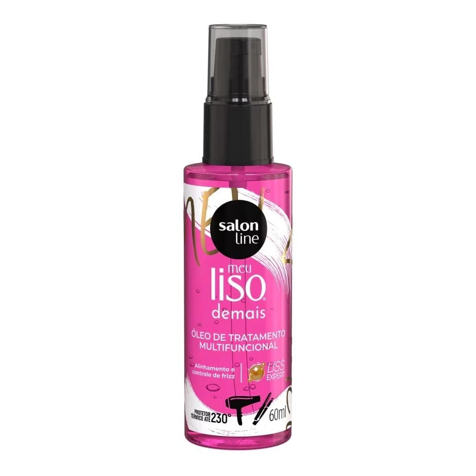 Óleo Tratamento Protetor Térmico Salon Line Meu Liso Demais 60ml Liso