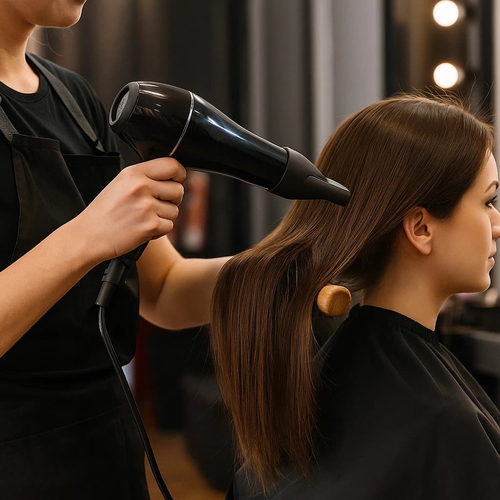 Secador Cabelo Molhado Escova Modeladora Alisador Salão Ondular Ponta Tira Cachos