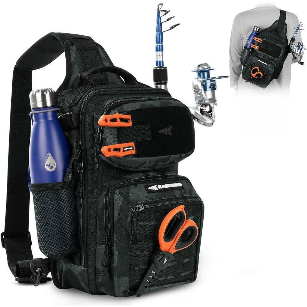 Bolsa Tática KastKing BlowBak - Mochila Leve para Pesca, Armazenamento de Equipamentos e Acessórios de Pesca, Presente p