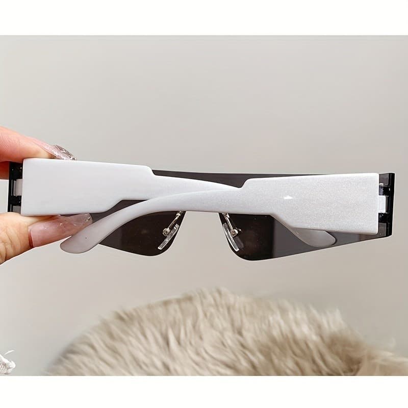 Óculos de Sol Fashion Cyberpunk Espelhados para Mulheres e Homens, para Ciclismo e Festa na Praia, Sem Caixa