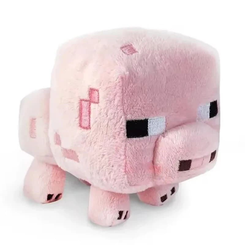 Jogo MC Bebê Porco Pelúcia Brinquedos De Lobo Ocelot Enderman Animais Macios Brinquedo Boneca Para Crianças Presentes