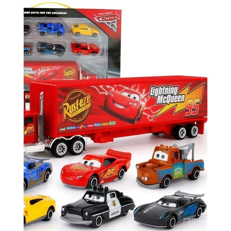 Conjunto De Carro De Mobilização Geral Mack Tio Truck Modelo Deslizante
