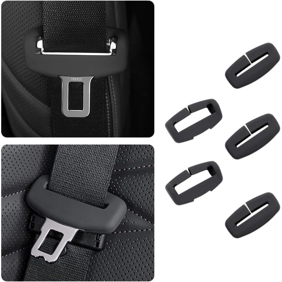5 peças de clipes para fivela de cinto de segurança de carro para BMW Série 5 i5 2024-2026, X1X2 2023-2024, capa proteto
