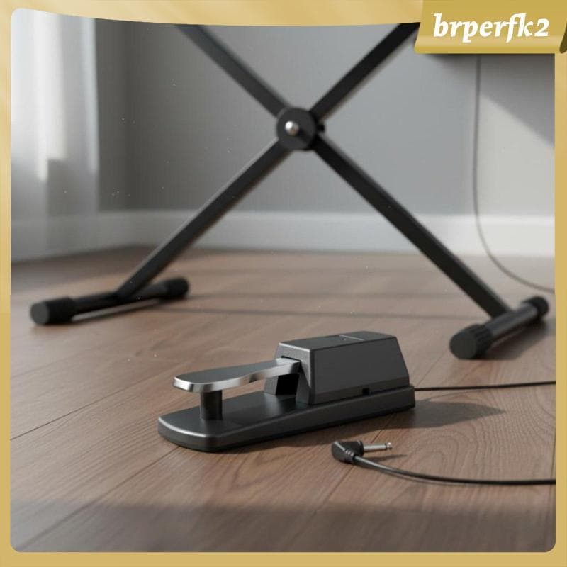 [Brperfk2] Pedal De Sustentação Teclado Universal Resistente Acessório De Instrumento Musical De Baixo Ruído Para Pianis