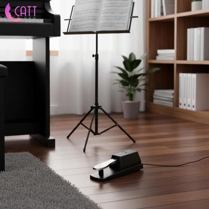 [Dadada2] Pedal De Sustentação Teclado Universal Resistente Acessório De Instrumento Musical De Baixo Ruído Para Pianist