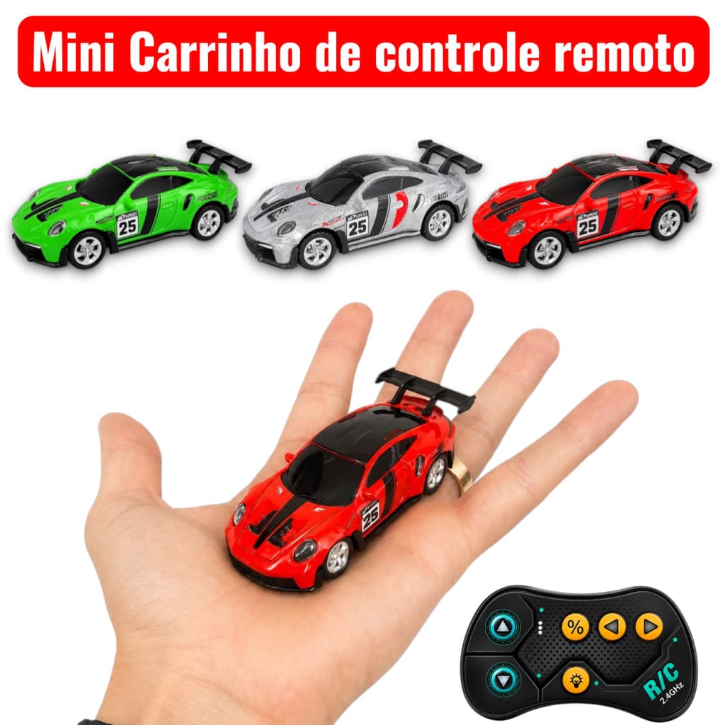 Carro de Controle Remoto Drift Recarregável Alta Velocidade para Crianças Brinquedo Carrinho