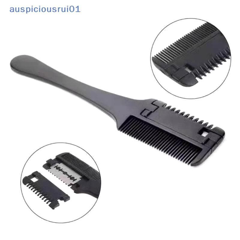 1 Pçs Pente De Corte De Cabelo Bla Lidar Com Escovas Navalha Guarnição Ferramentas Estilo Salão De Beleza Novo