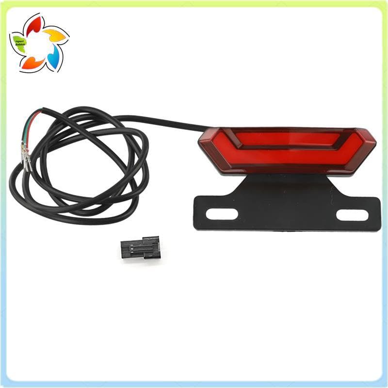 36-48V Ebike Luz Traseira 4 Pinos LED Lâmpada Para Passeios Noturnos E-Bike Lanternas Traseiras Acessórios De Ciclismo