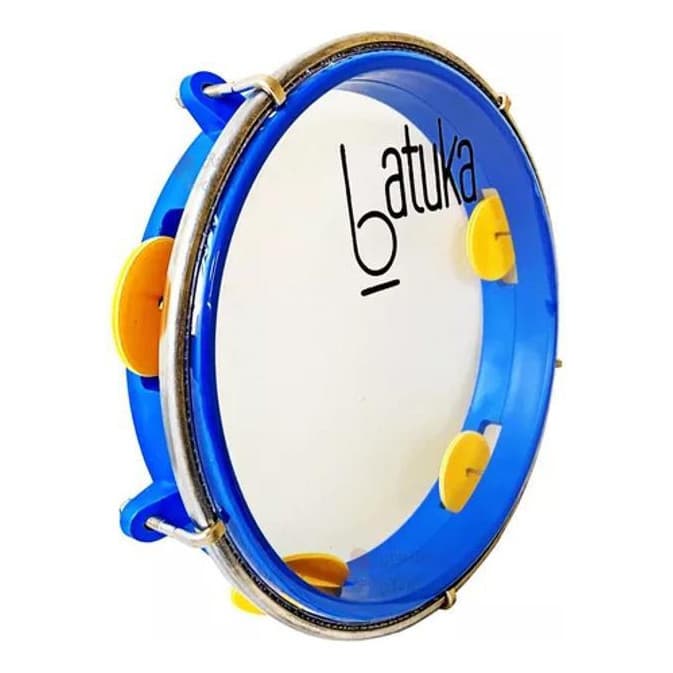 Pandeiro Infantil Luen 08 Pele Cristal Batuka Azul