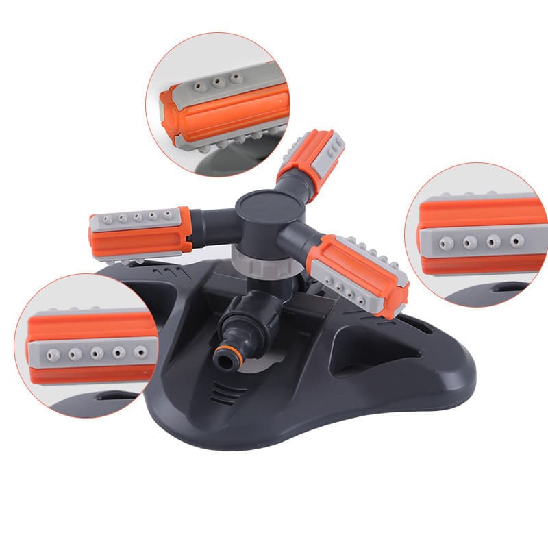 Aspersor automático de 360 graus, irrigação por pulverização rotativa, rega de gramados, cabeça de aspersor rotativa, fe