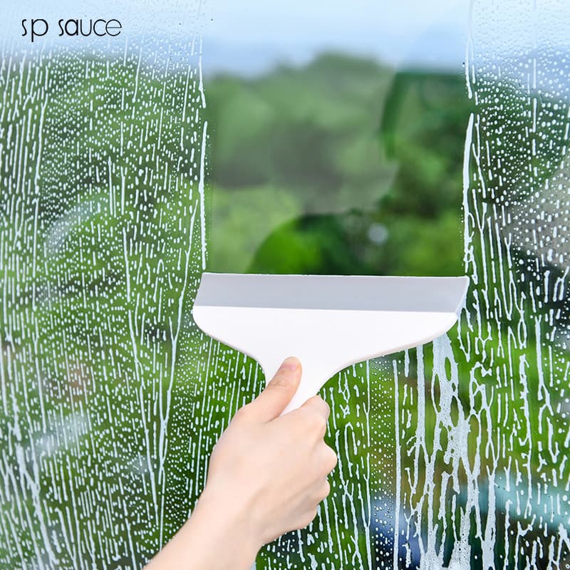 Espátula de Silicone Portátil para Limpeza de Vidros, Raspador de Silicone para Banheiro, Raspador de Água, Ferramenta d