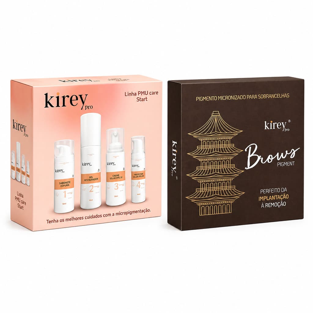 Kirey Kit Start Micropigmentação - Brows Pigmentos