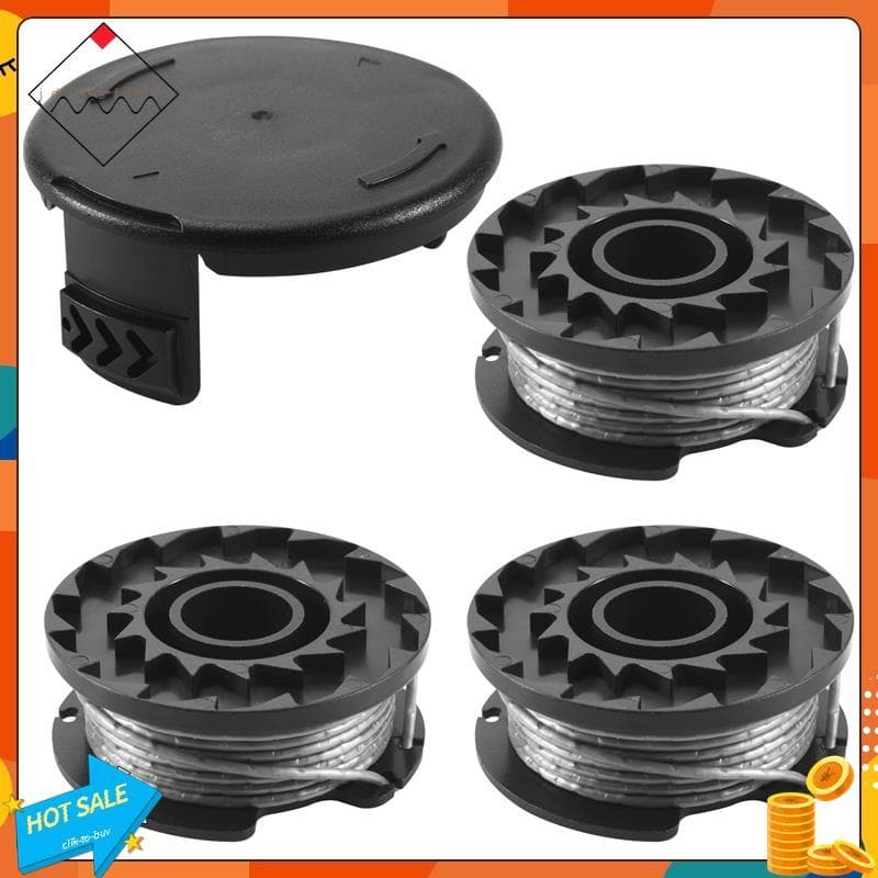 [Promover J] Aparador De Cordas De 3 Pacotes F016800569 Linha De Carretel Com Tampa F016F04557 Para Fácil Corte De Grama