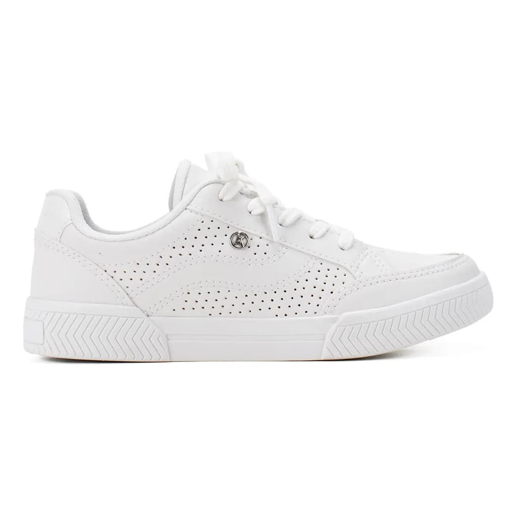 tenis casual feminino branco kolosh confortável macio