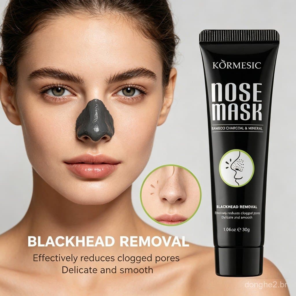 Máscara de Carvão de Bambu KORMESIC - Máscara Facial Peel-Off