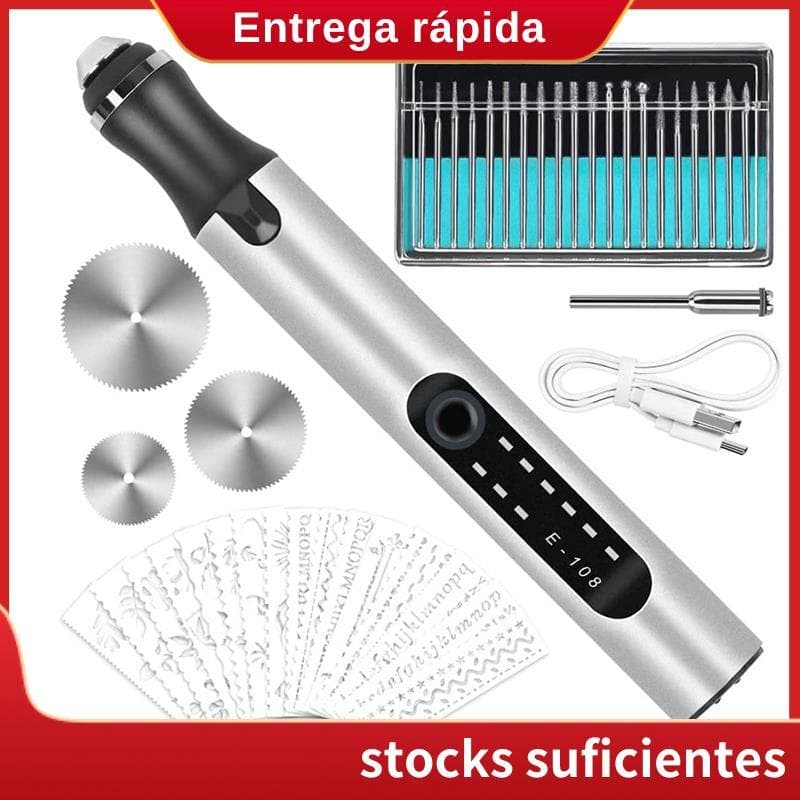 Caneta De Gravação , Kit De Ferramentas Elétrica USB Recarregável Gravador Micro-Sem Fio Esculpir Ferramenta Para Arte D