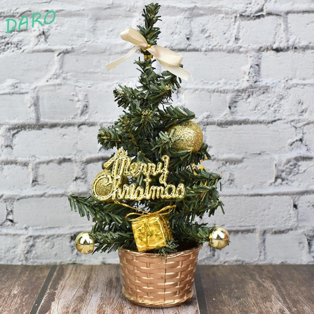 DARO Mini Árvore De Natal , Decorações Criativas De Feliz De 20/30 Cm , Artificial DIY Realista