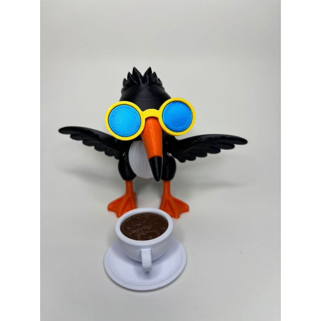 Frulli Frulla com Xícara - 10cm  Articulado-  BRAINROT - Impressão 3D