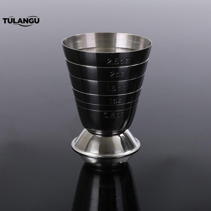 TULANGU Aço Inoxidável Cotail Vidro Shaker 75ml Misturador Copo De Medição Para Bar Festa Em Casa Ferramentas Essenciais