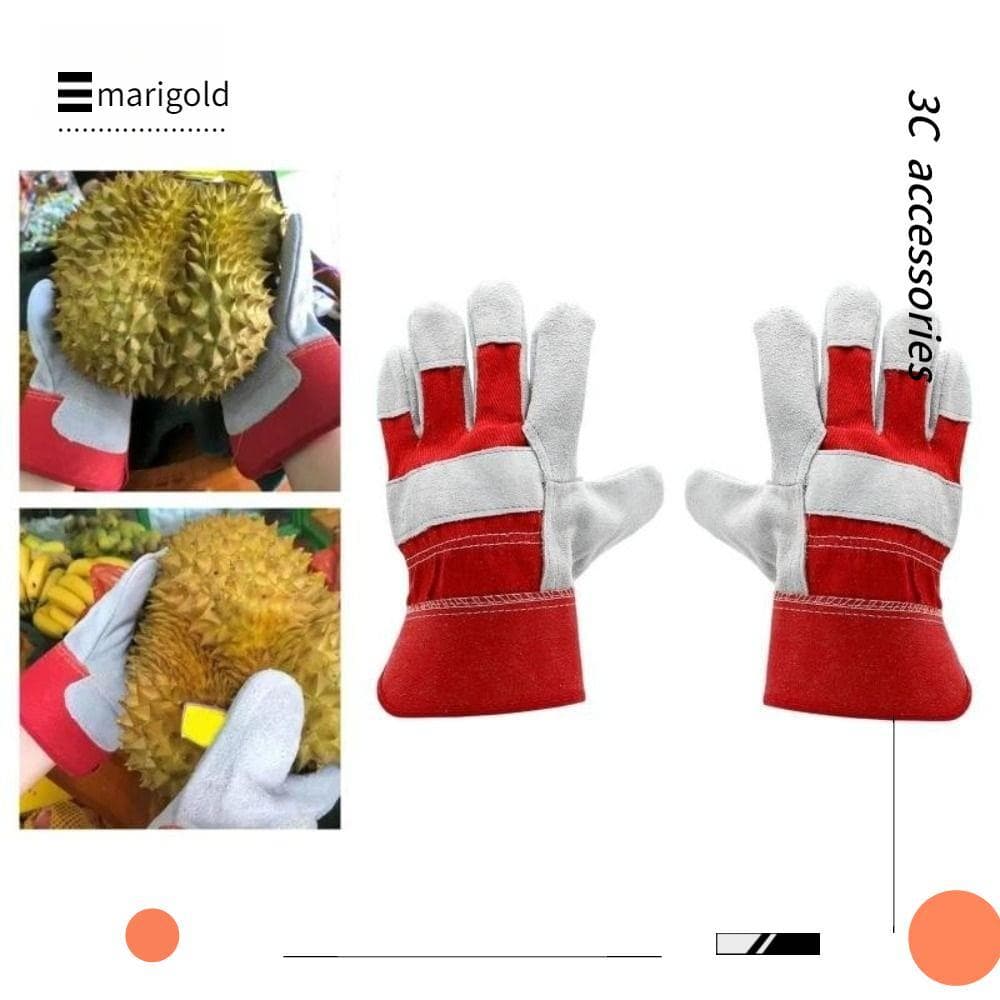 Luvas De Soldagem MARIGOLD , Jardinagem Retardadoras De Chamas De Segurança , Luva De Mão De Soldador Reforçada Com Palm