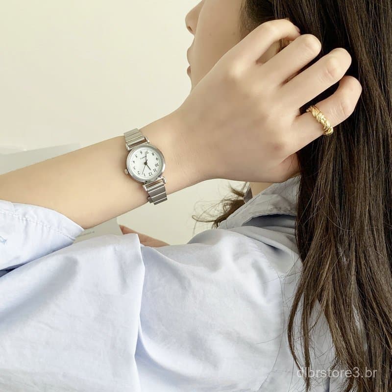 Relógio Digital Feminino Elegante 2025, Relógio de Pulso Simples, Relógio de Quartzo, Relógio Vintage Feminino, Novo Mod