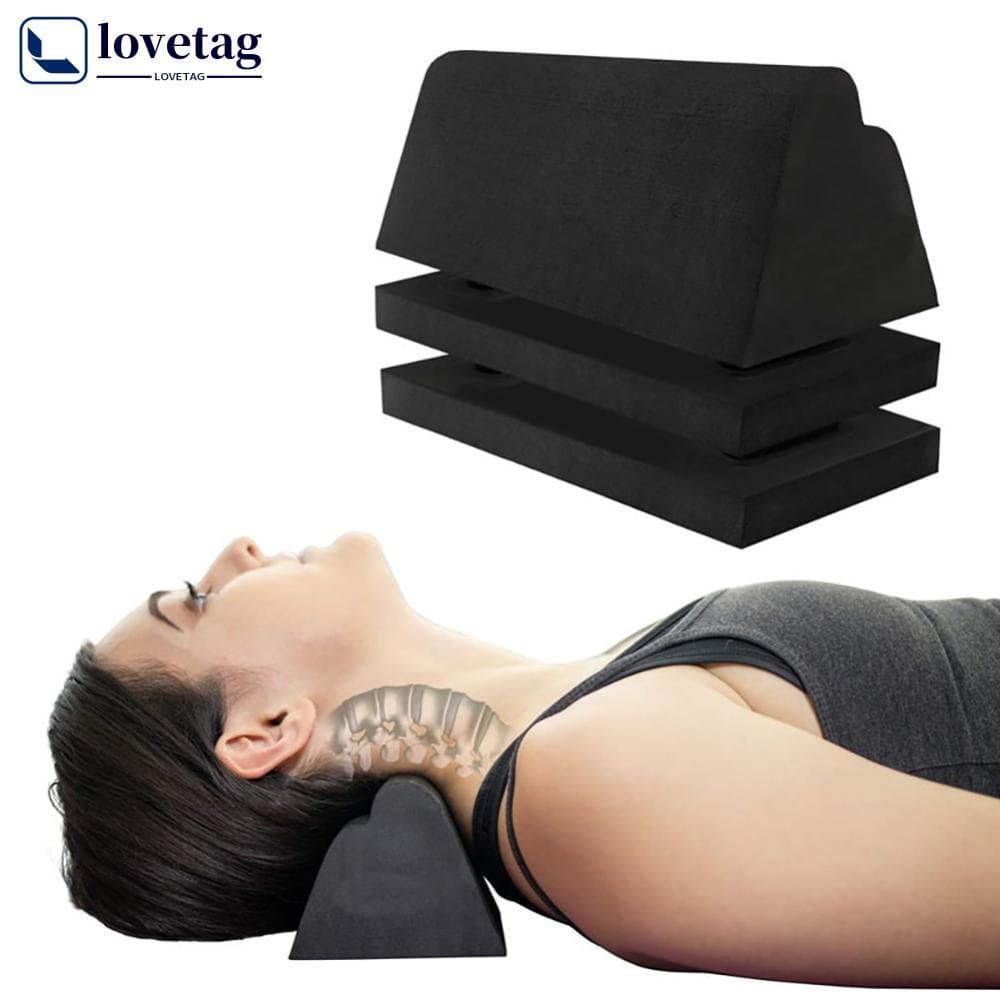 LOVETAG Ajustável Eva Ombro Massageador Pescoço E Lombar Alongamento Arco Cervical Ortopédico Massagem Travesseiro G9L7