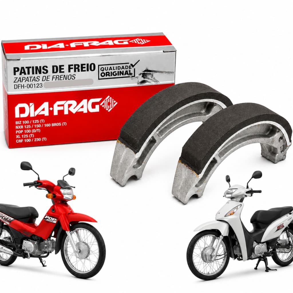 Lona Freio Patim Diafrag Pop Biz 100 150 NXR XL Standard