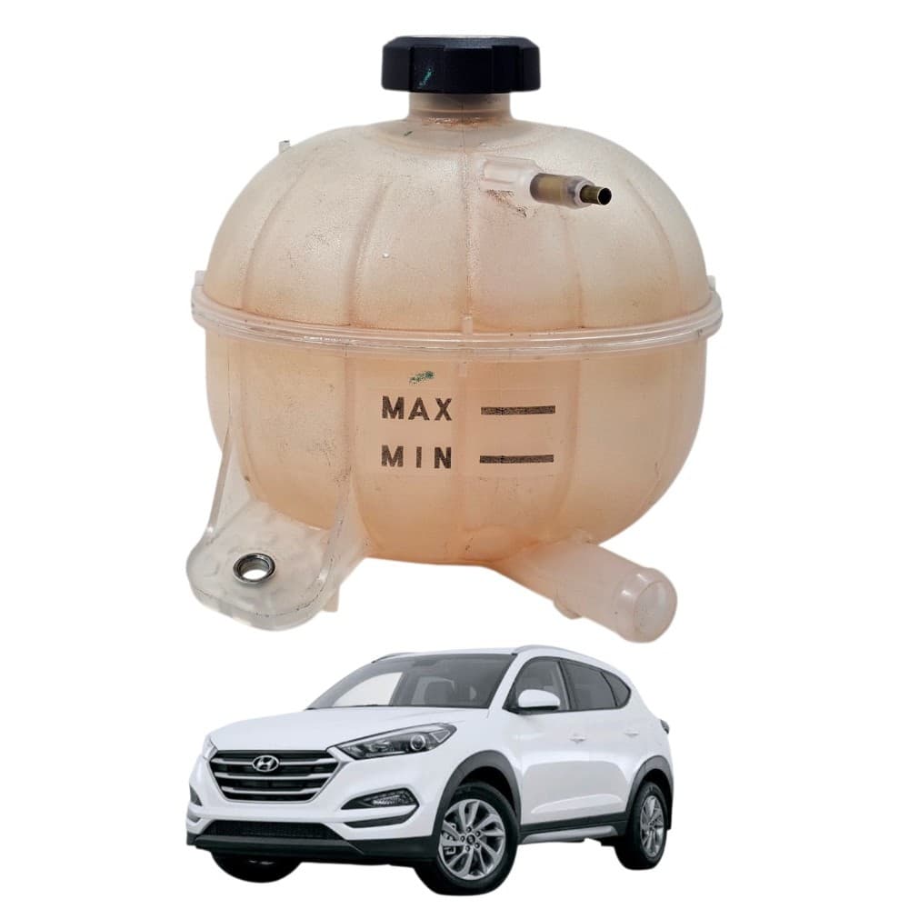 Reservatório água radiador new tucson 1.6 turbo 2018 a 2022