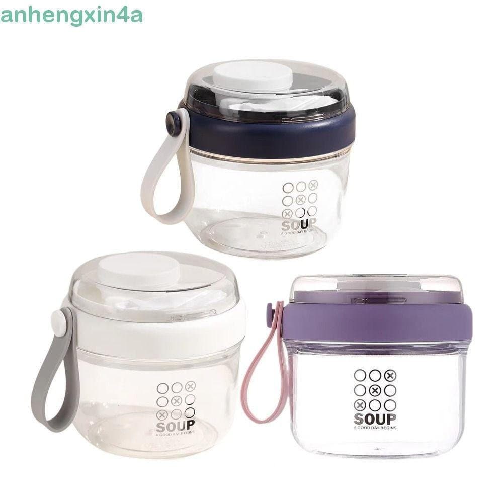 Copos De Iogurte ANHENGXIN , Recipientes Portáteis De Salada Para Armazenamento De Alimentos , Tampa Hermética Espessada