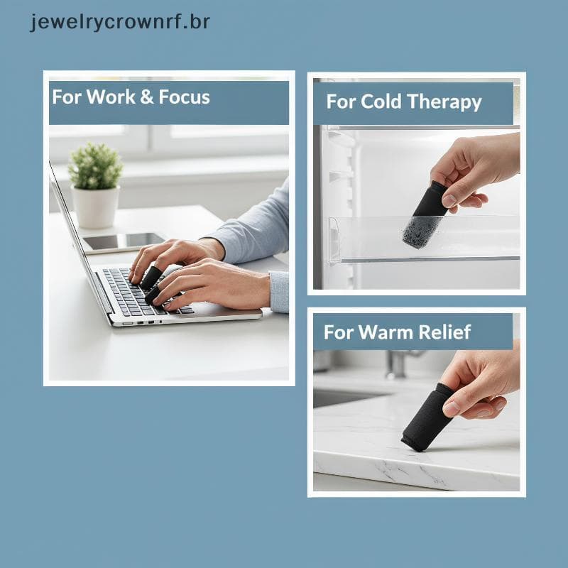 Gel Macio Dedo Quente Frio Envoltório 1/2 Pçs Flexível Reutilizável Manga De Gelo Para Inchaço Alívio Da Dor Uso Domésti