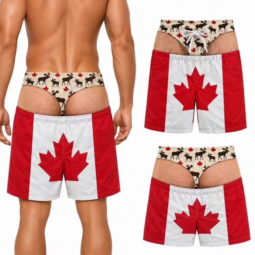 Bermuda masculina criativa com estampa de biquíni, shorts masculinos divertidos, shorts masculinos estilo havaiano para