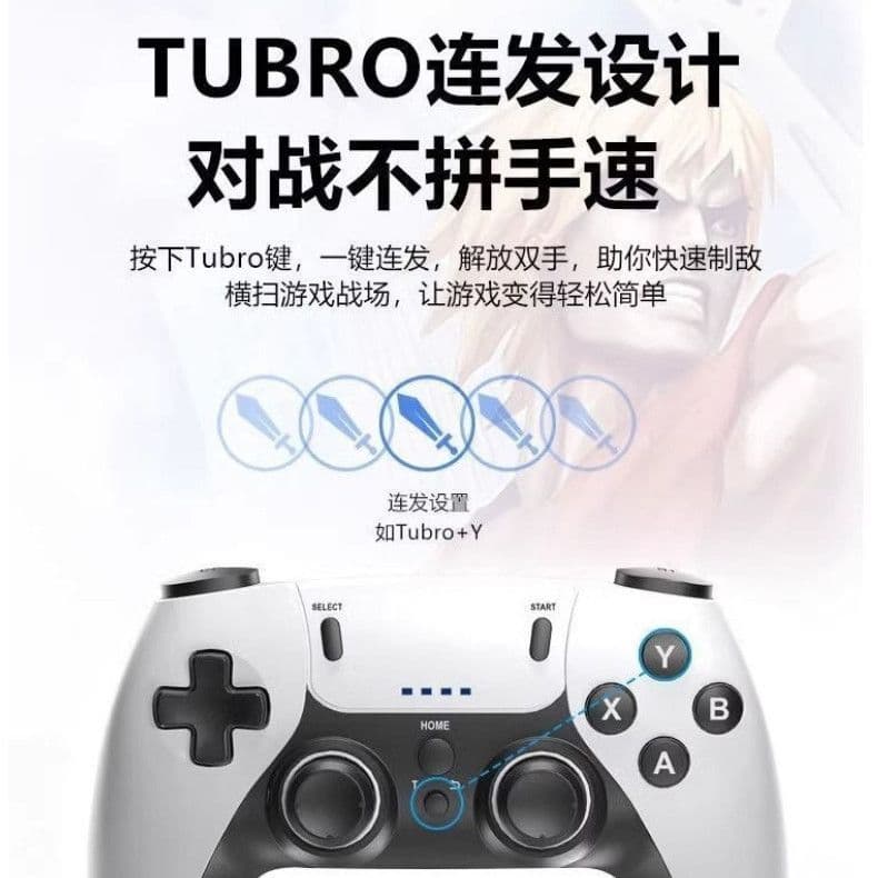 Linha Bluetooth Gamepad Interruptor de três modos Alça Xbox Acordo 2.4g Computador Notebook Dupla Pessoa20260817