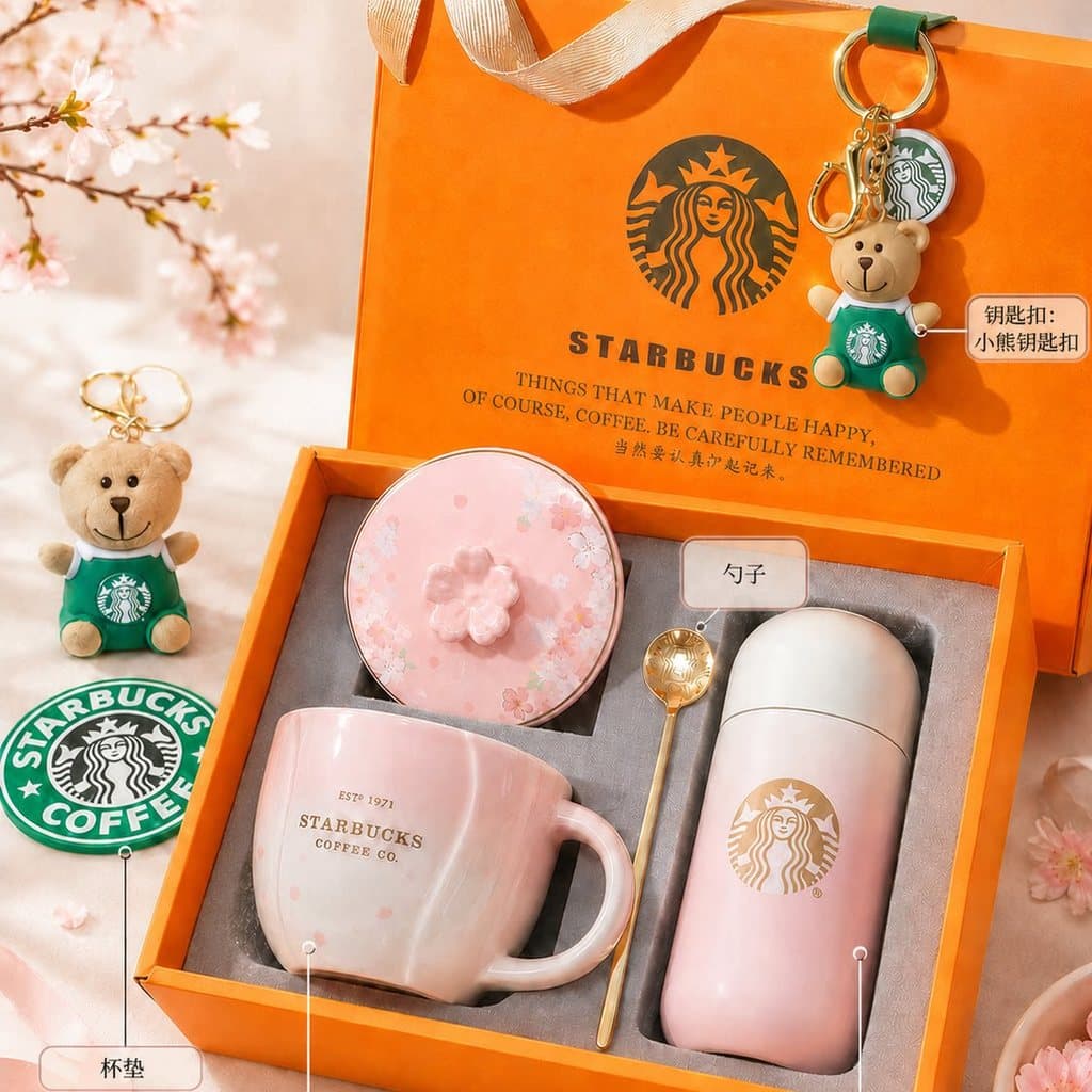 Starbucks Cup High-End Gift Personalização da empresa Enviar pessoal Presente do cliente Lembrança do dia do professor A
