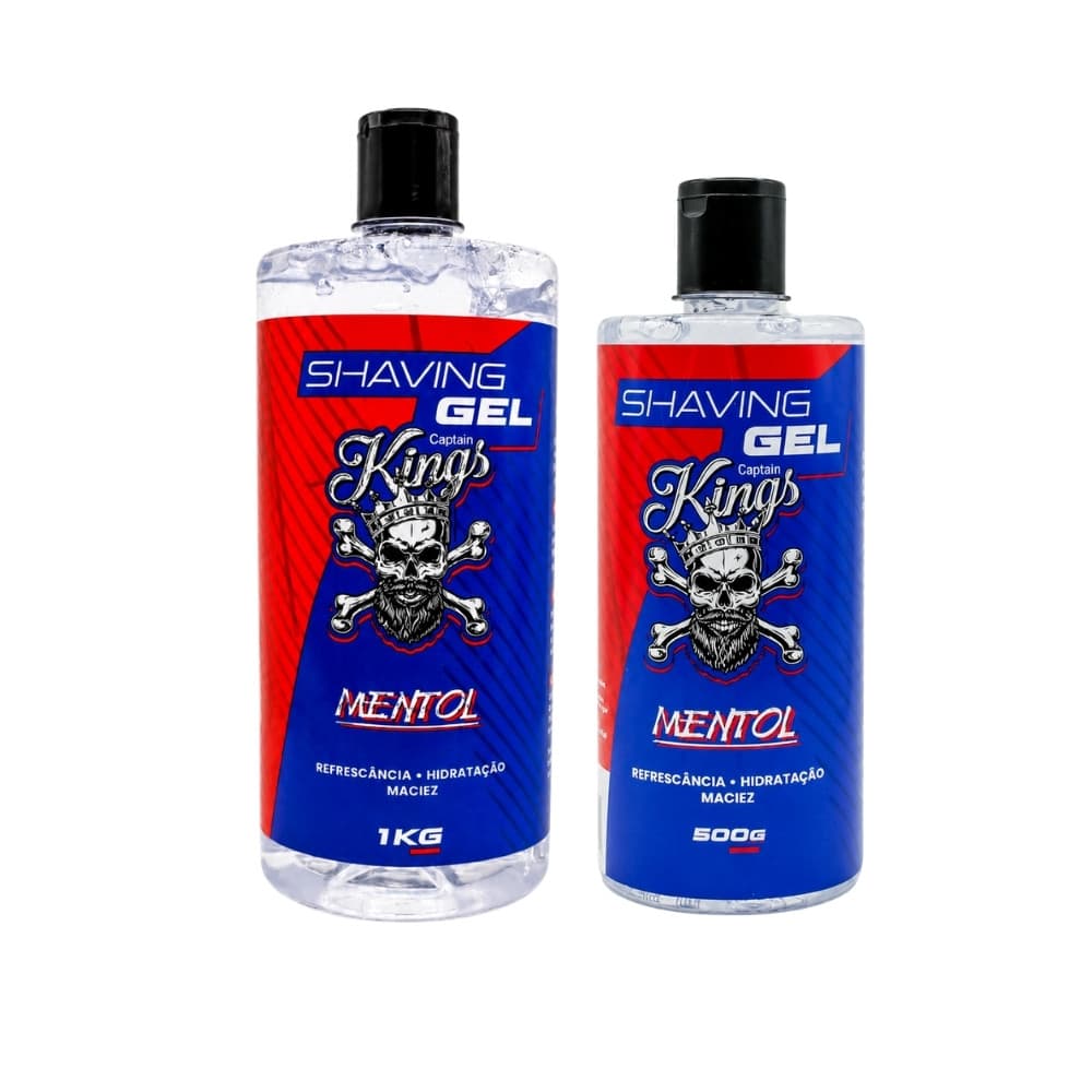 Shaving Gel Mentol Captain Hair Kings 500g - 1kg