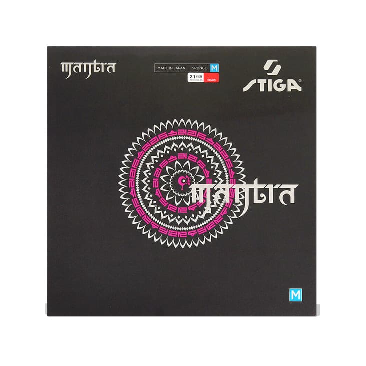 SITGA raquete de tênis de mesa borracha feitiço M capa adstringente uso Backhand MANTRA vermelho preto importado capa de