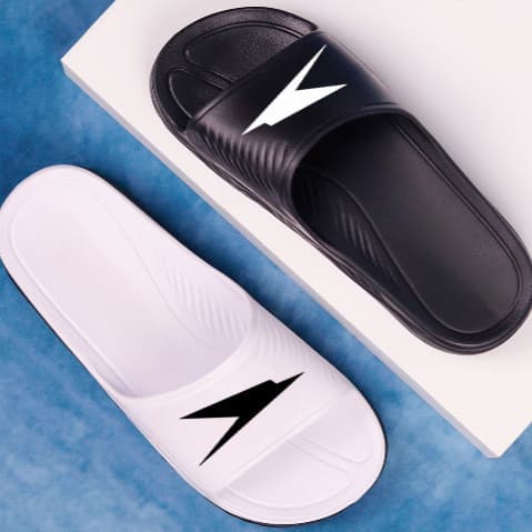 Chinelo Enerzy Slide Masculino Branco Slide Nuvem Anatómico Esportivo Casual Confortável