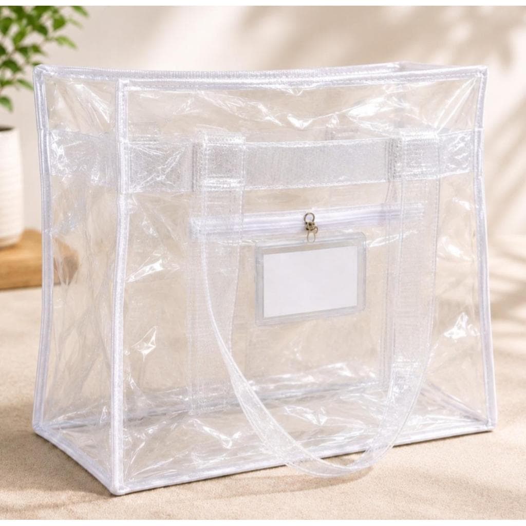 Bolsa Sacola Transparente CDP Jumbo Alça Resistente M e G