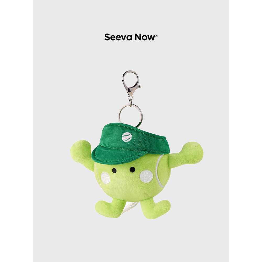 SeevaNow Fun Sports Tennis Boneca de pelúcia Brinquedo Boneca Presente Chaveiro Pingente Fofo
