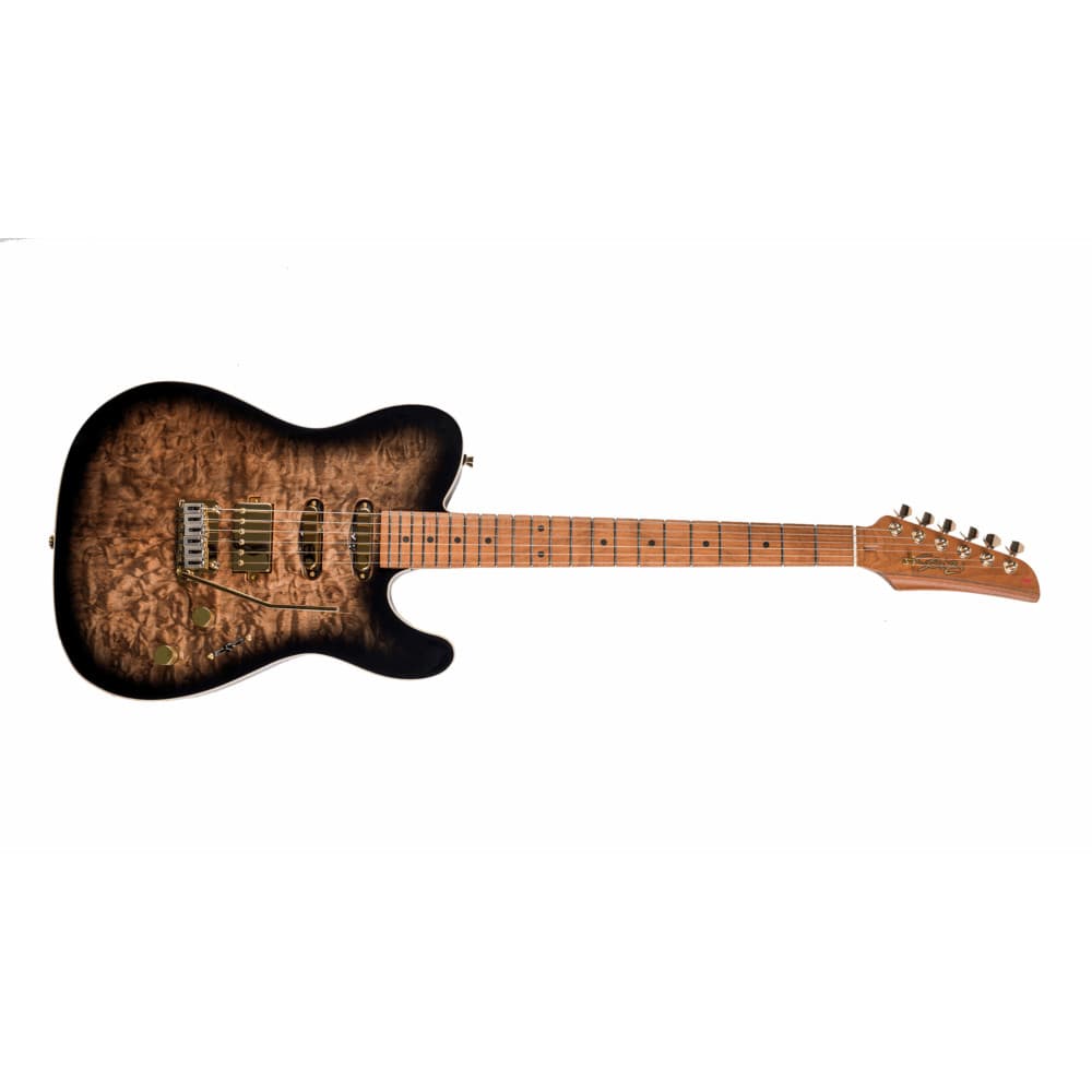 Guitarra Seizi Katana Sakura HSS RM Quilted Black