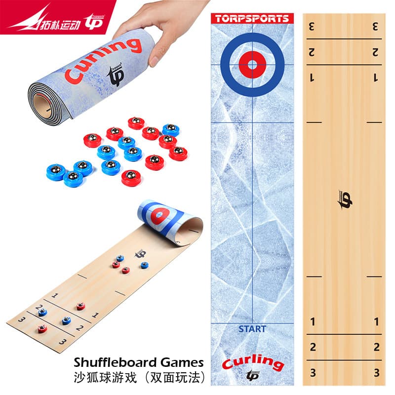 Topo Sports Novo Estilo Roll Design 2 em 1 Mini Jogo de Bola de Raposa de Areia/Jogo de Lazer de Patinação no Gelo Enrol