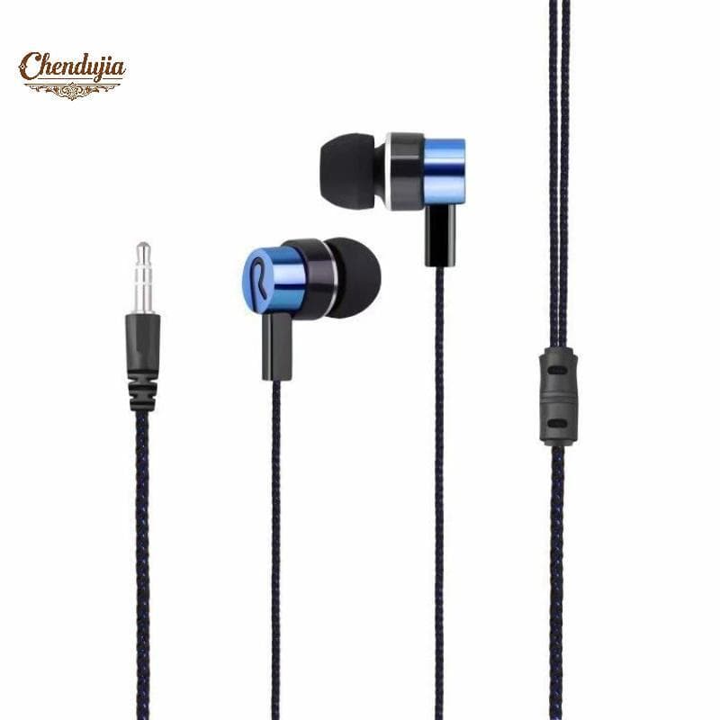 Chen 3.5mm Estéreo Com Fio Fones De Ouvido Intra-Auriculares Alta Fidelidade Super Bass Esporte Fone Redução De Ruído Pa