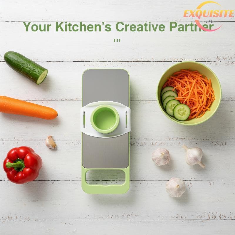 [EL-t] Fatiador de Vegetais Multiuso Com Proteção Deslizante Na Mão Cortador de Alimentos Ergonômico E Seguro Para Cozin