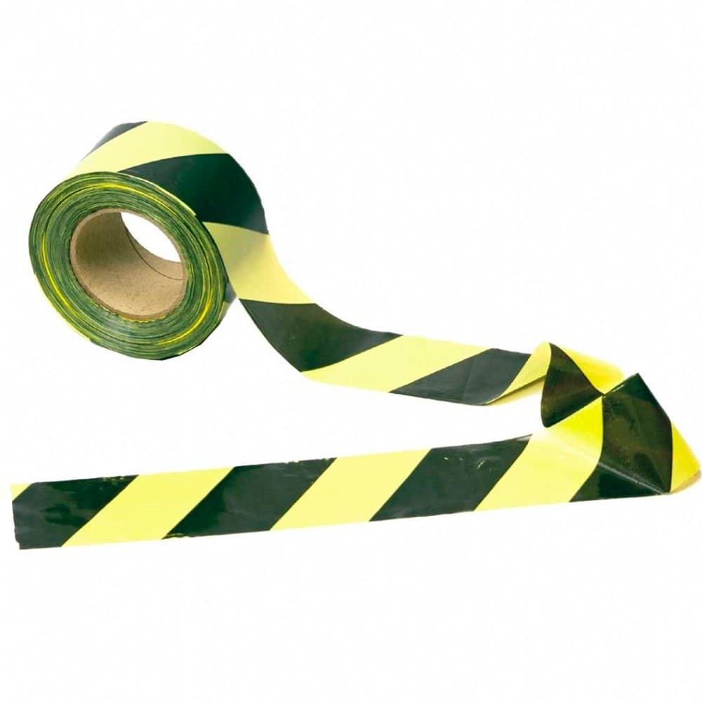 Fita para demarcação zebrada 70 mm x 200 metros  - 010.1720 - Carbografite