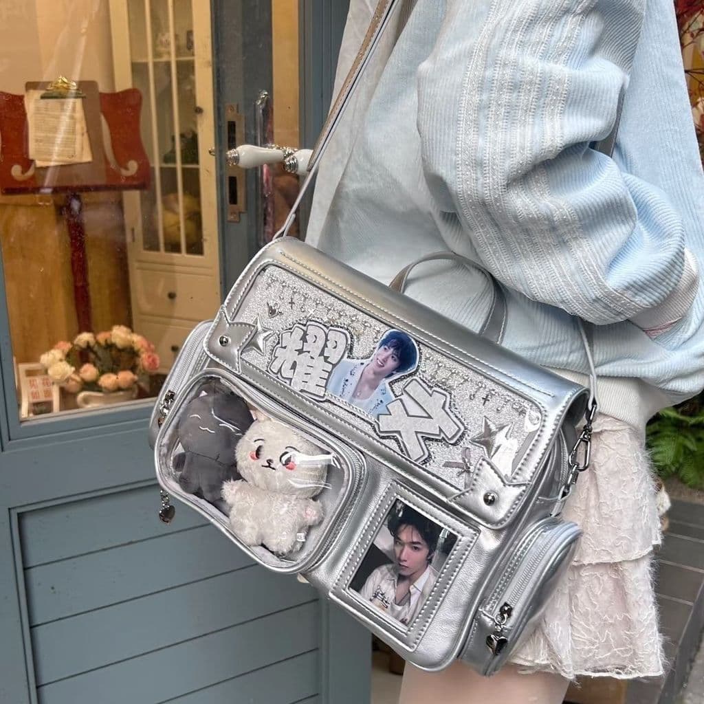 Novo Estilo Meninas y2k ulzzang ita Saco Parque De Diversões crossbody Japonês preppy Grande Capacidade jk Uniforme Bols